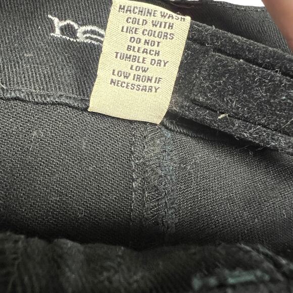 Refuge Jean Shorts Black Denim Double Button Cutoff Short Women 6 Casual Stretch - Picture 7 of 8